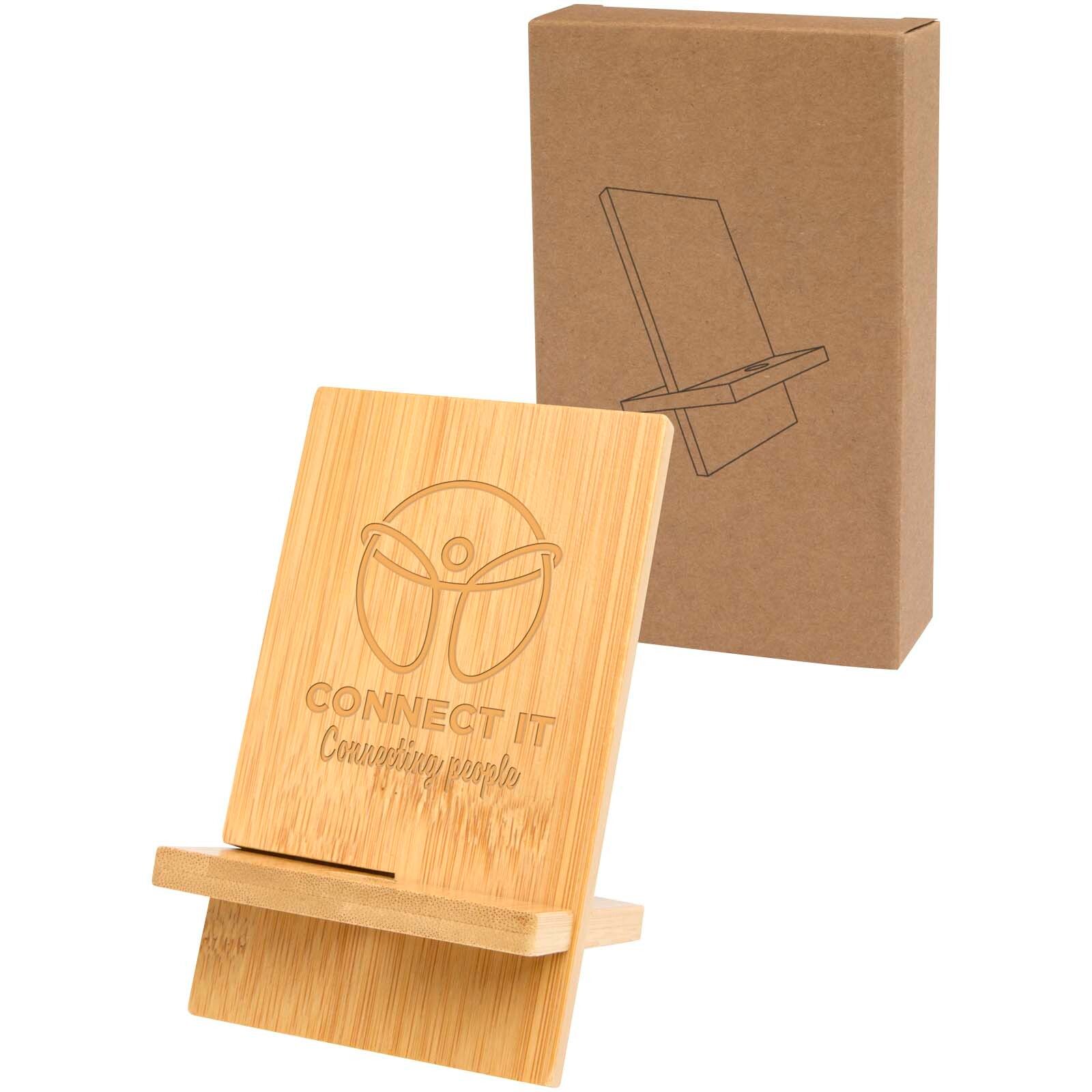 Ceibo Abnehmbare Smartphonehalterung aus Bambus - holz-885