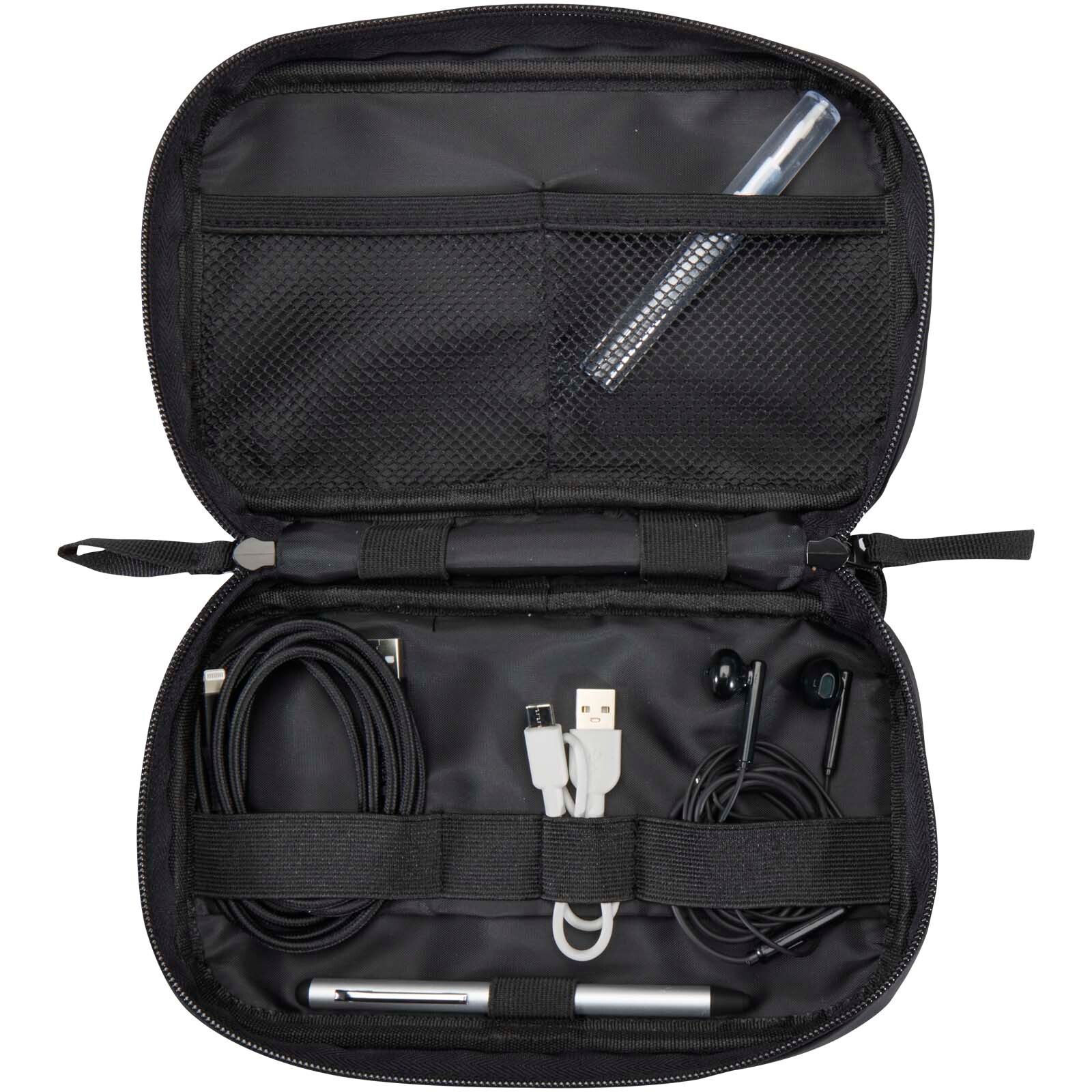 Resi Plus GRS recycelte Tech-Tasche 1L - schwarz-341