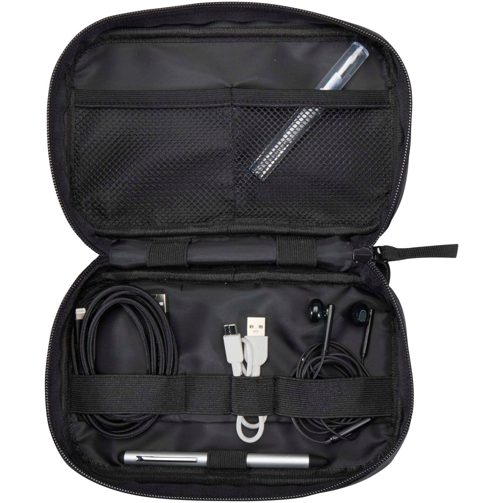 Resi Plus GRS recycelte Tech-Tasche 1L - schwarz-341