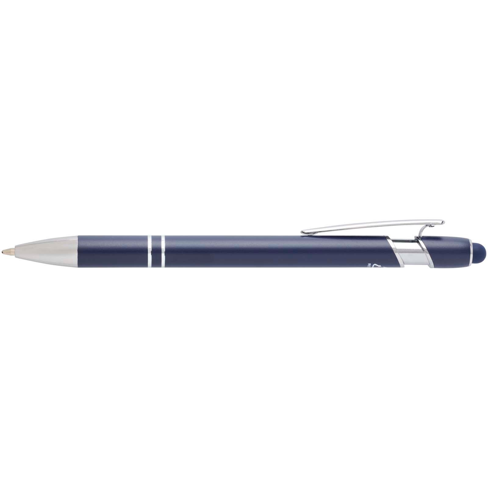 Kish Kugelschreiber mit silbernem Finish (blaue Mine) - navy-732