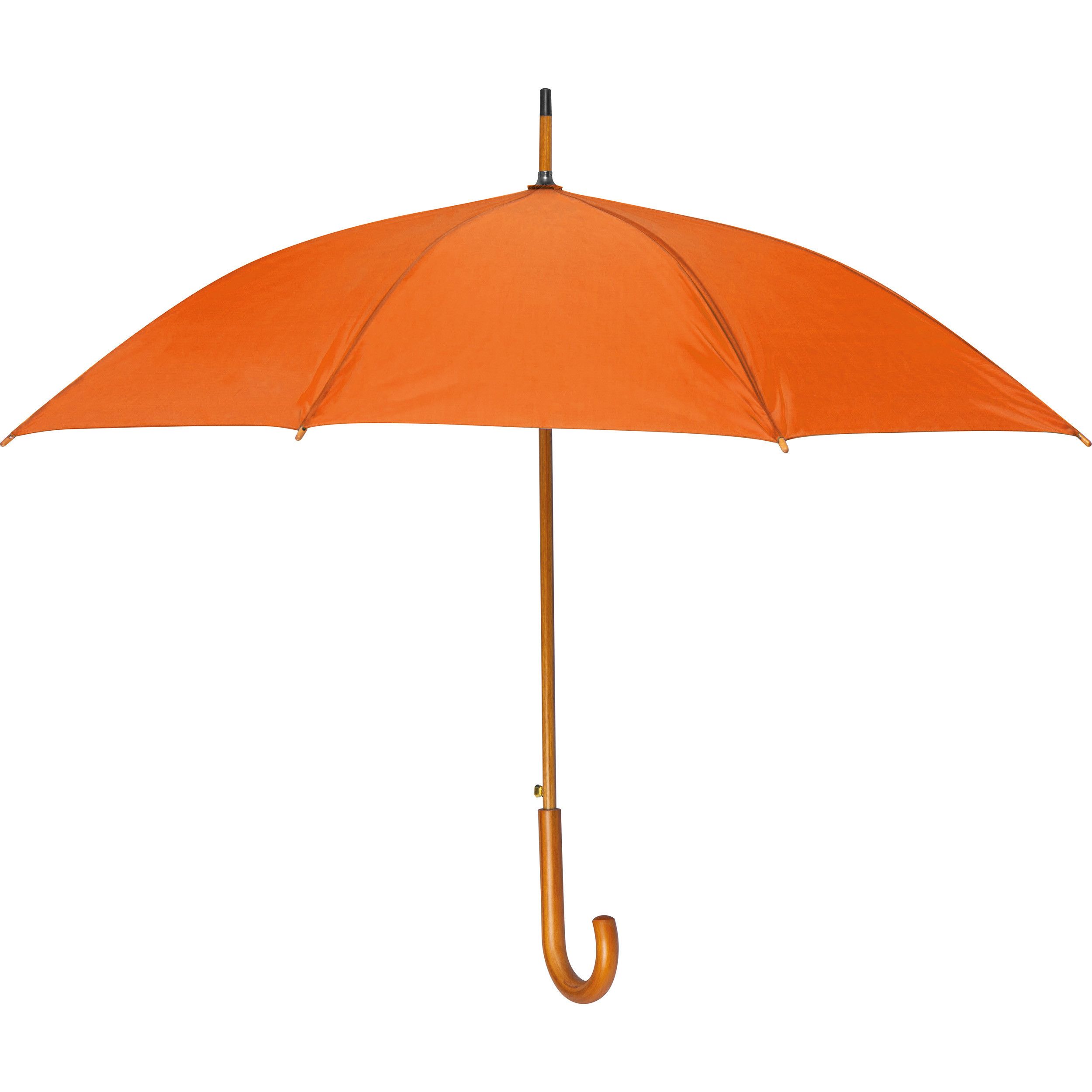 XL Holz Automatikschirm Nancy - orange-955