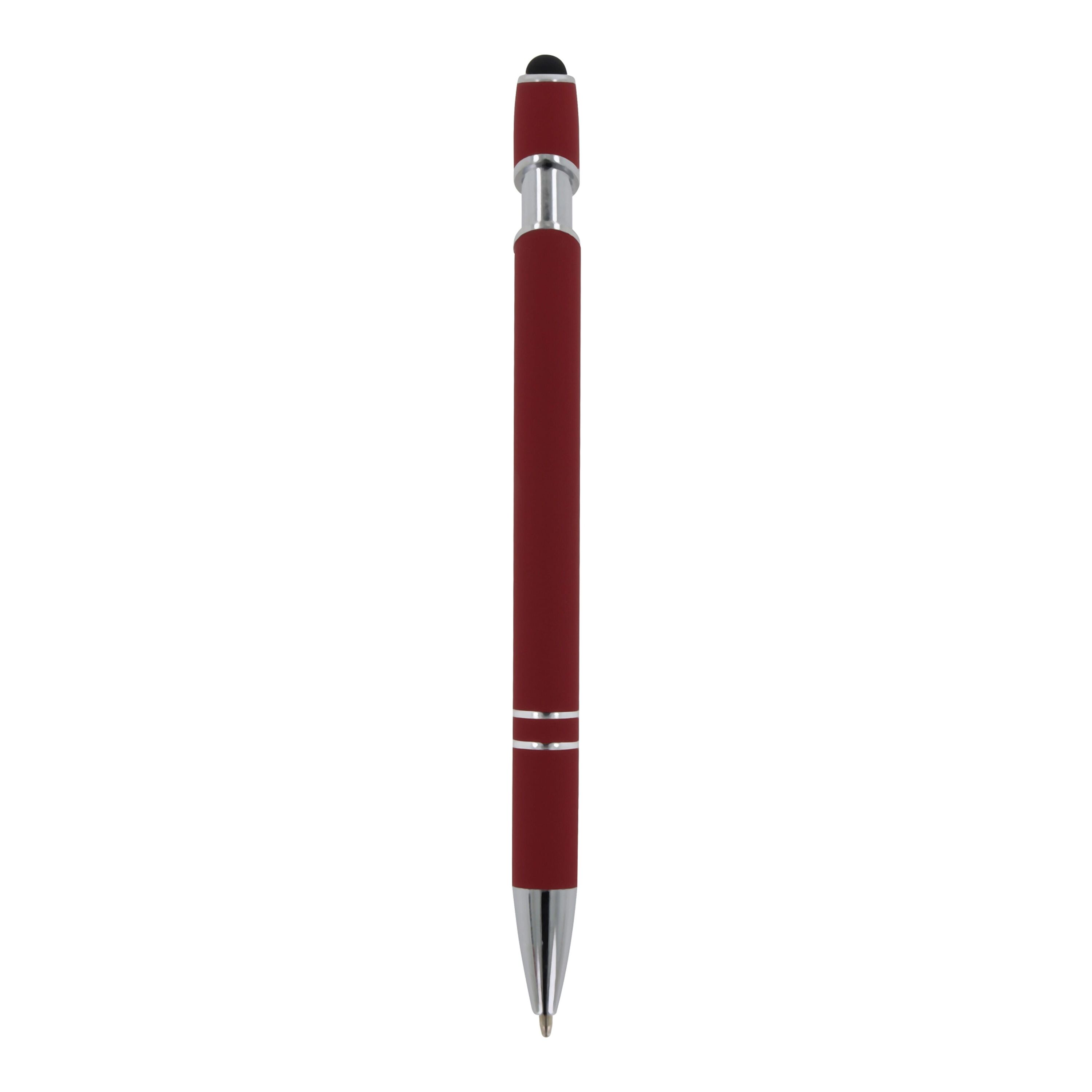 Kugelschreiber Paris Metall Soft Touch - dunkelrot-49