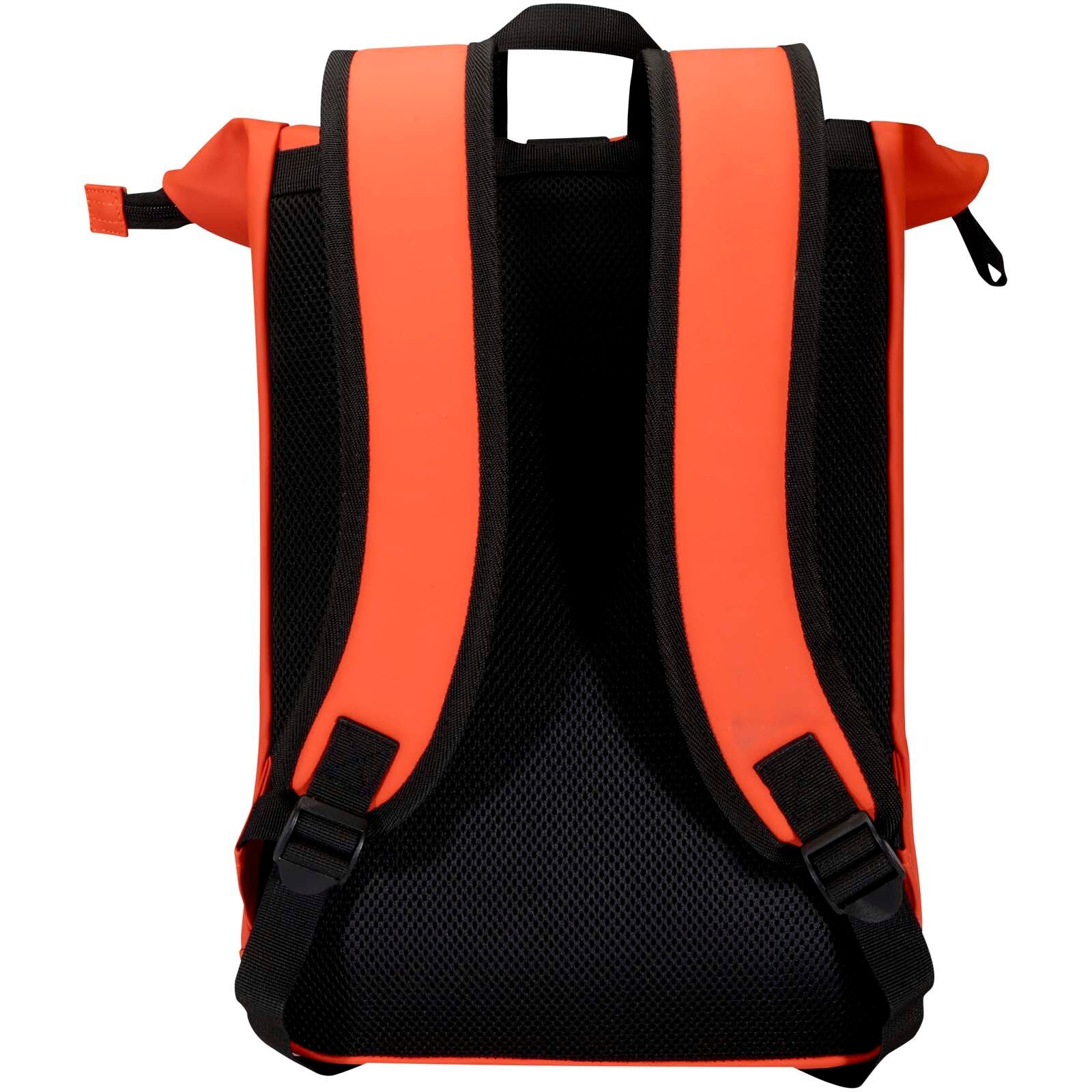 Resi Plus 15" GRS-recycelter Rolltop Rucksack 18 L  - ziegelstein-169
