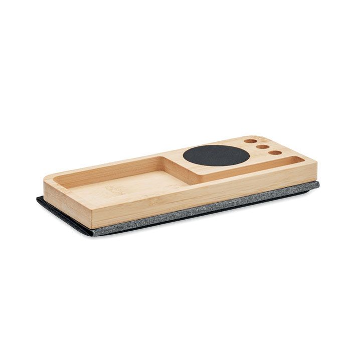 Induktiver Organizer 15W PANDU - holz-761