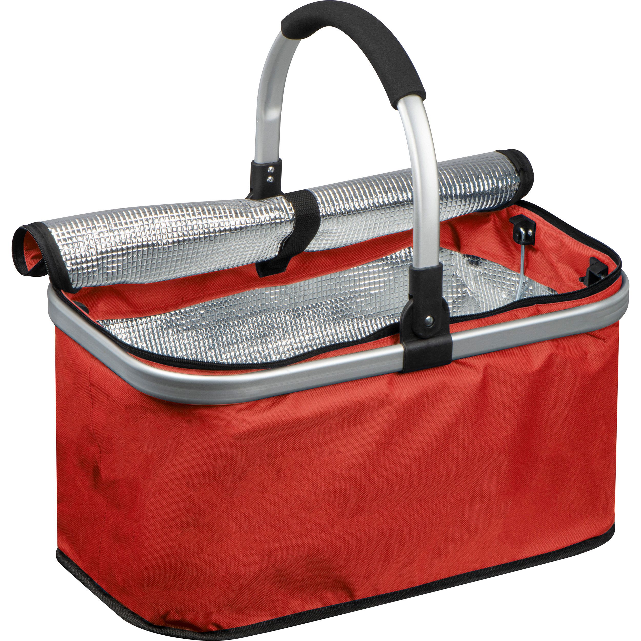 Einkaufskorb mit Kühlfach - rot-651