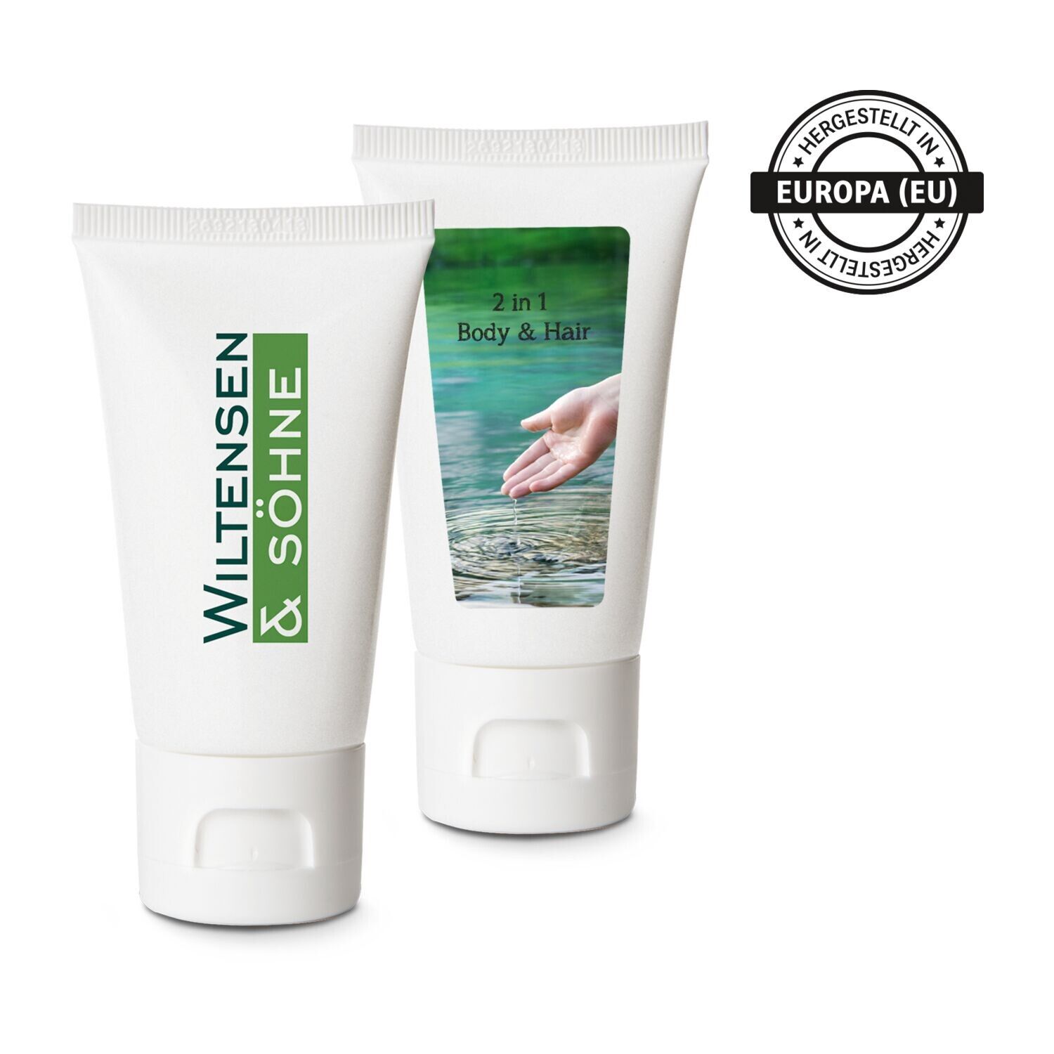 Pflegetube Basic 50 ml - 2in1 Duschgel Body & Hair sensitiv mit Aloe Vera und Panthenol-612