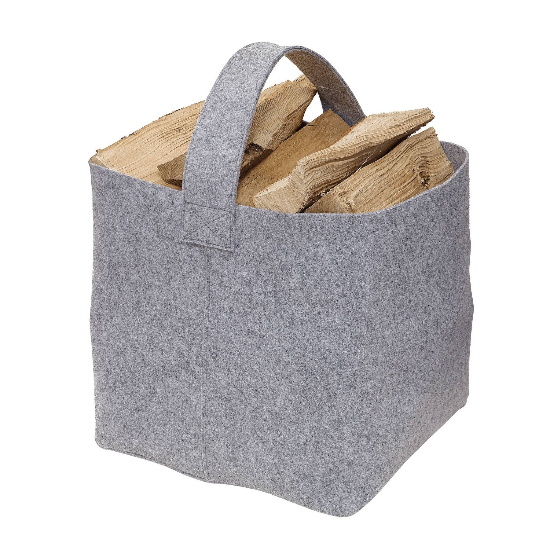 Kaminholz-Tasche COSY - grau-37