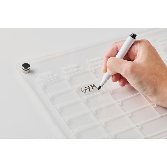 Magnetischer Monatsplaner PLANIT - transparent-37