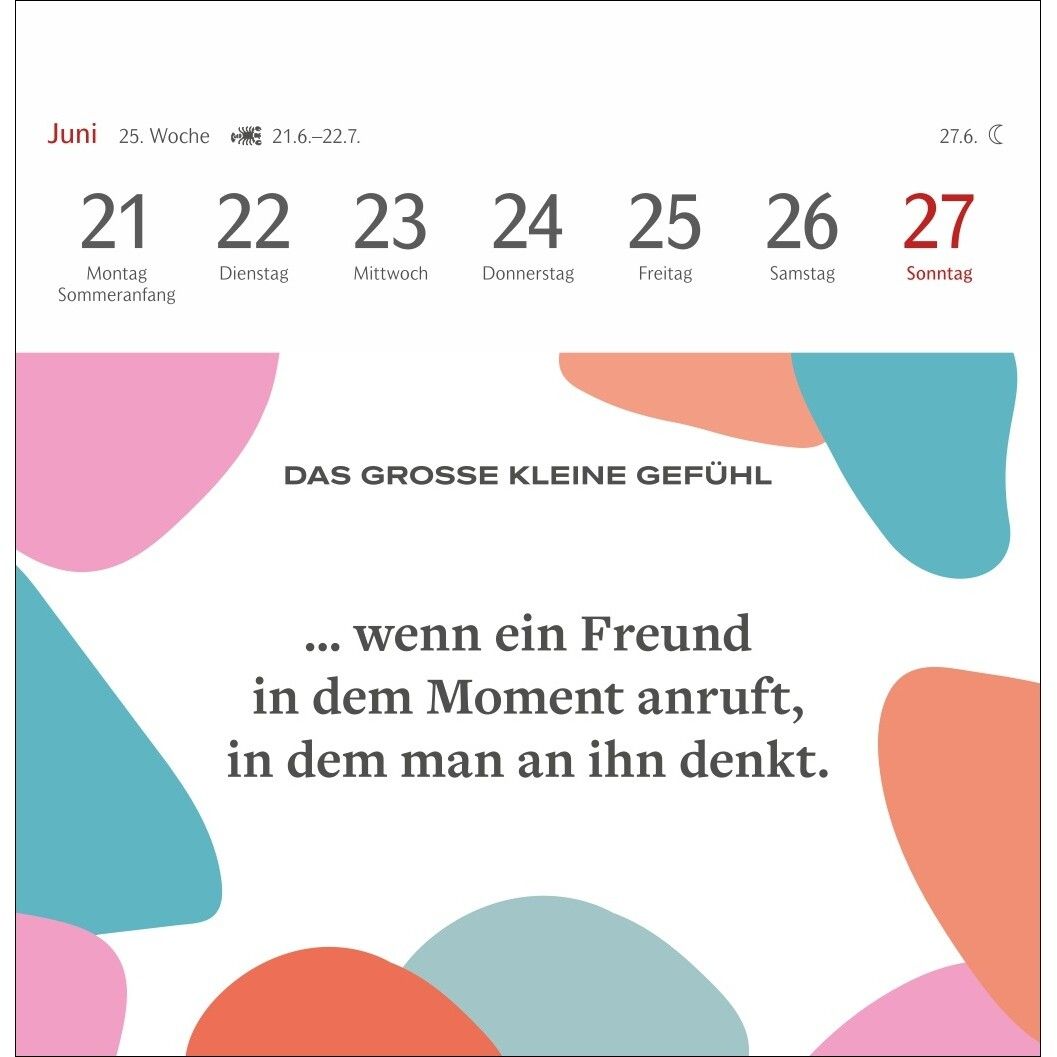 Das große kleine Gefühl Premium-Postkartenkalender-179