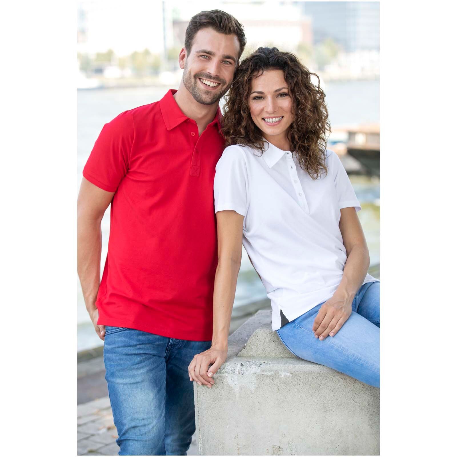 Markham Stretch Poloshirt für Herren - grau meliert - M-494