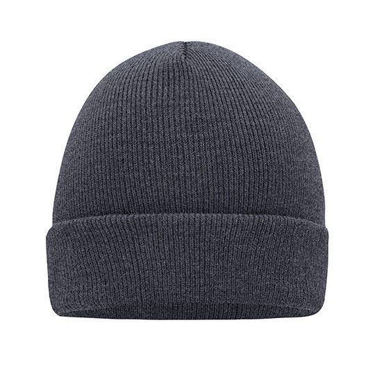 Knitted Cap - grey melange-447