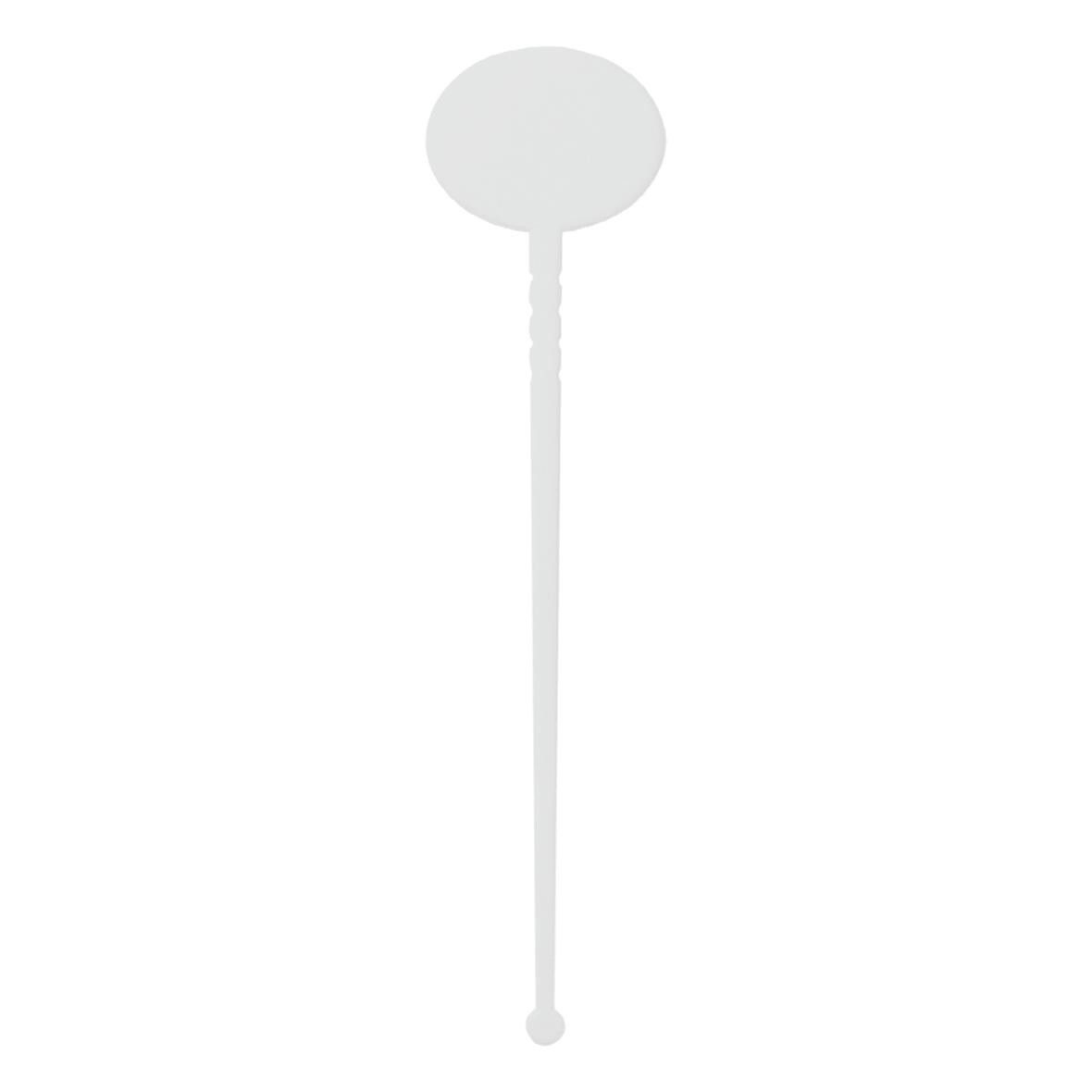 Cocktail-Rührstab Oval - weiß-662