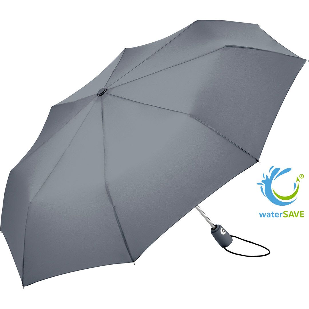 Mini-Taschenschirm FARE® AOC mit waterSAVE® Bezug Ø97 cm - grau-902