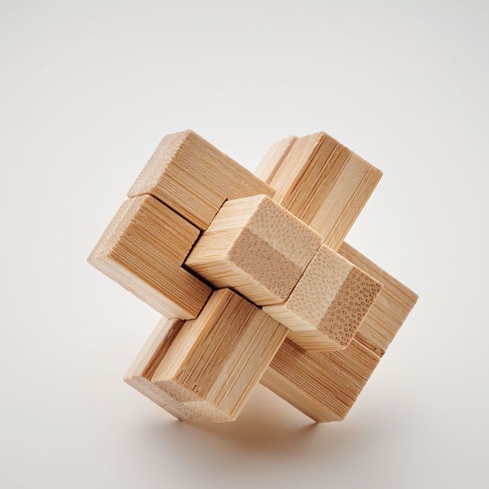 Holzpuzzle/Gehirnjogging Bambus SQUARENATS - holz-696