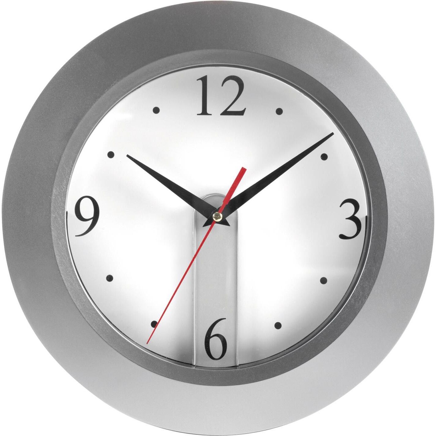 Wanduhr aus Kunststoff Ali - silber-511