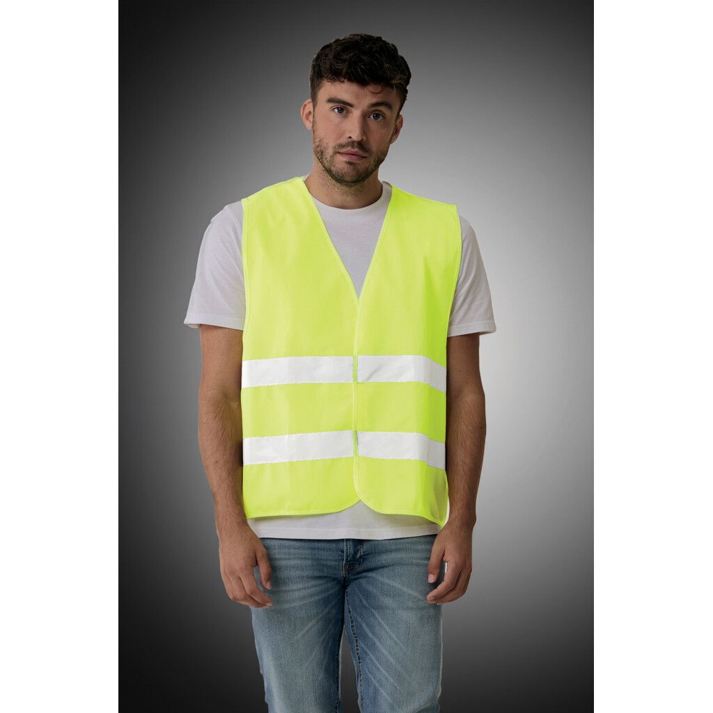 Sicherheitsweste aus GRS recyceltem PET - gelb-726