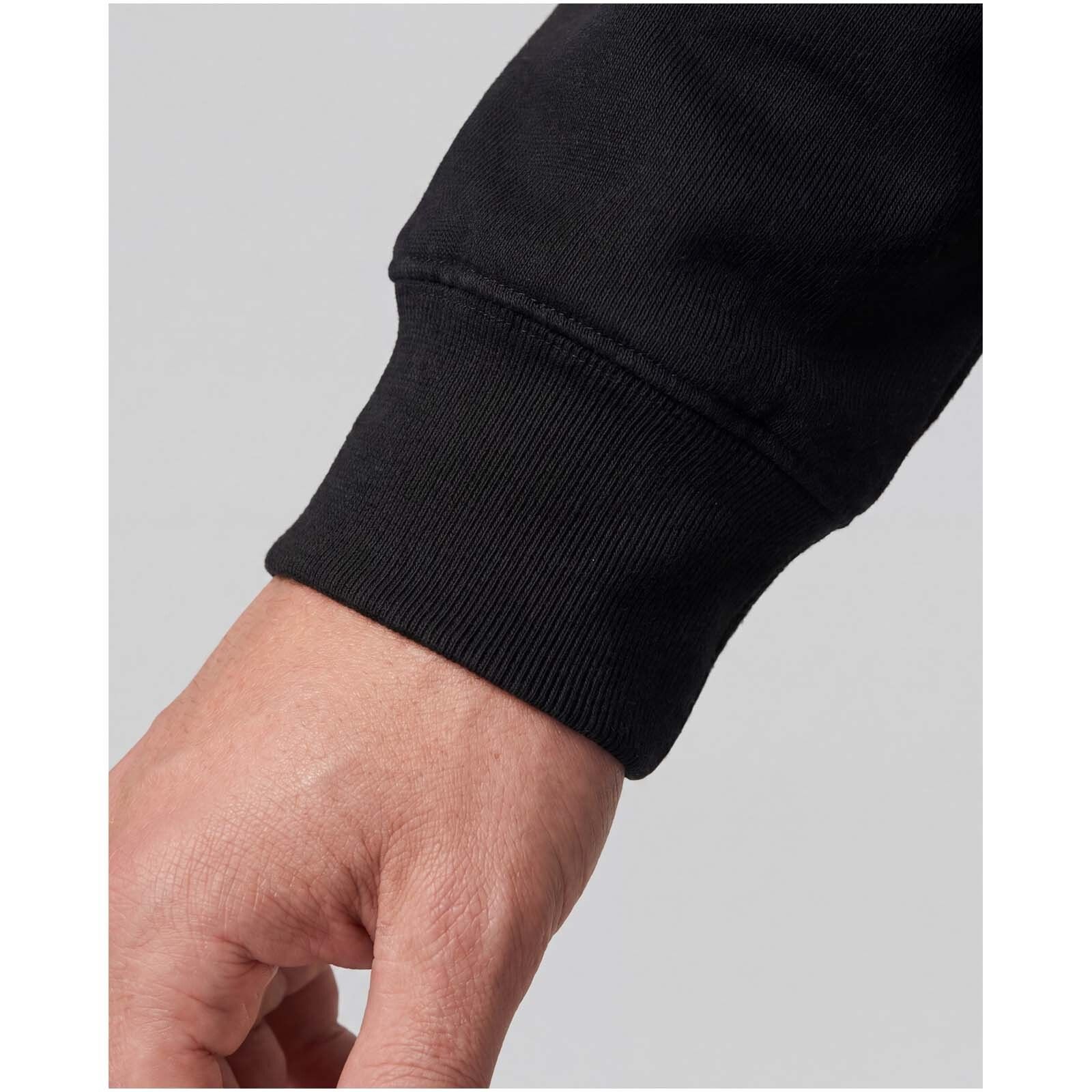 Boris Oversize Kapuzenpullover aus recycelter 280 g/m2 Bio Baumwolle (OCS), unisex - schwarz-272