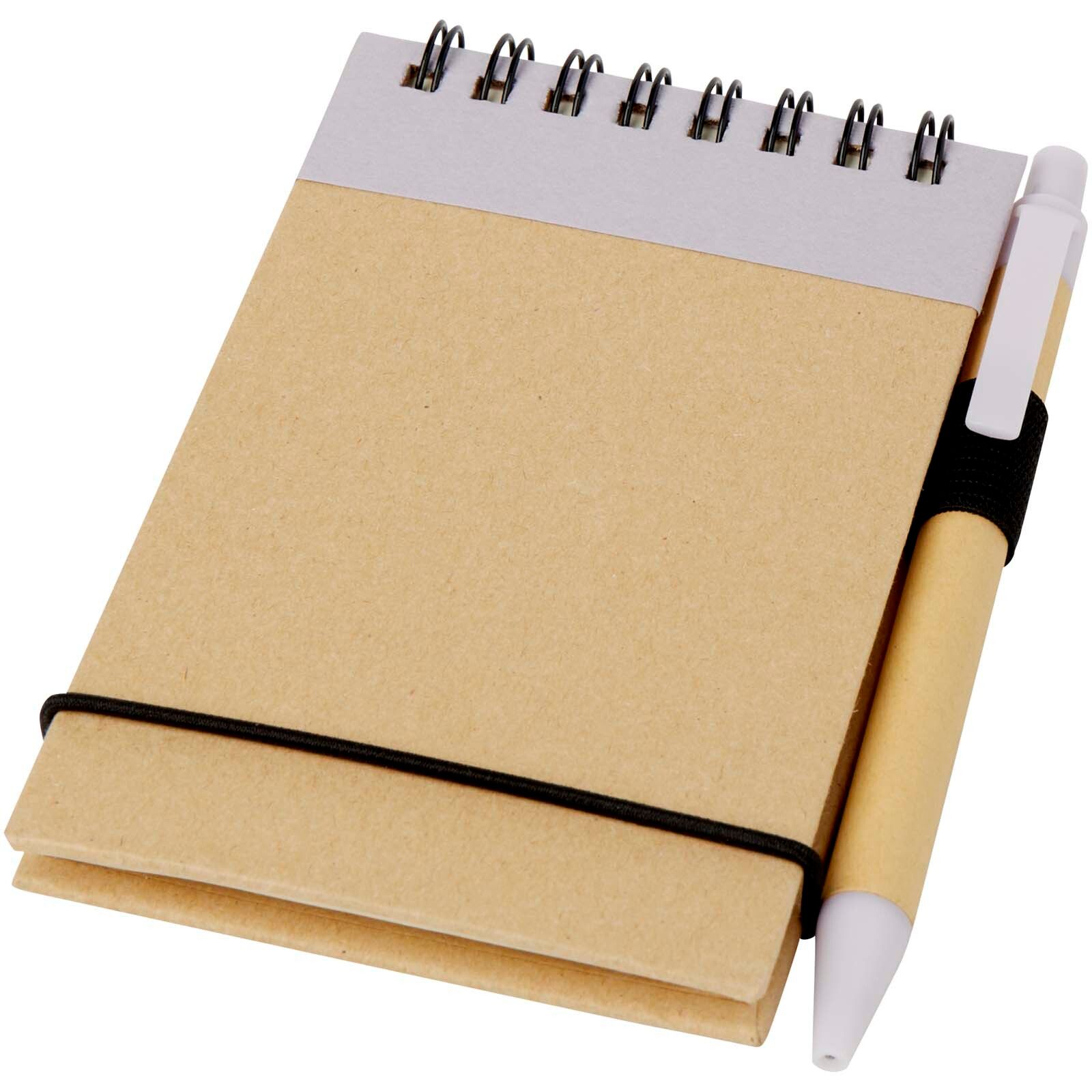 Zuse A7 Recycling Notizblock mit Stift - fliederfarben -  natur-206