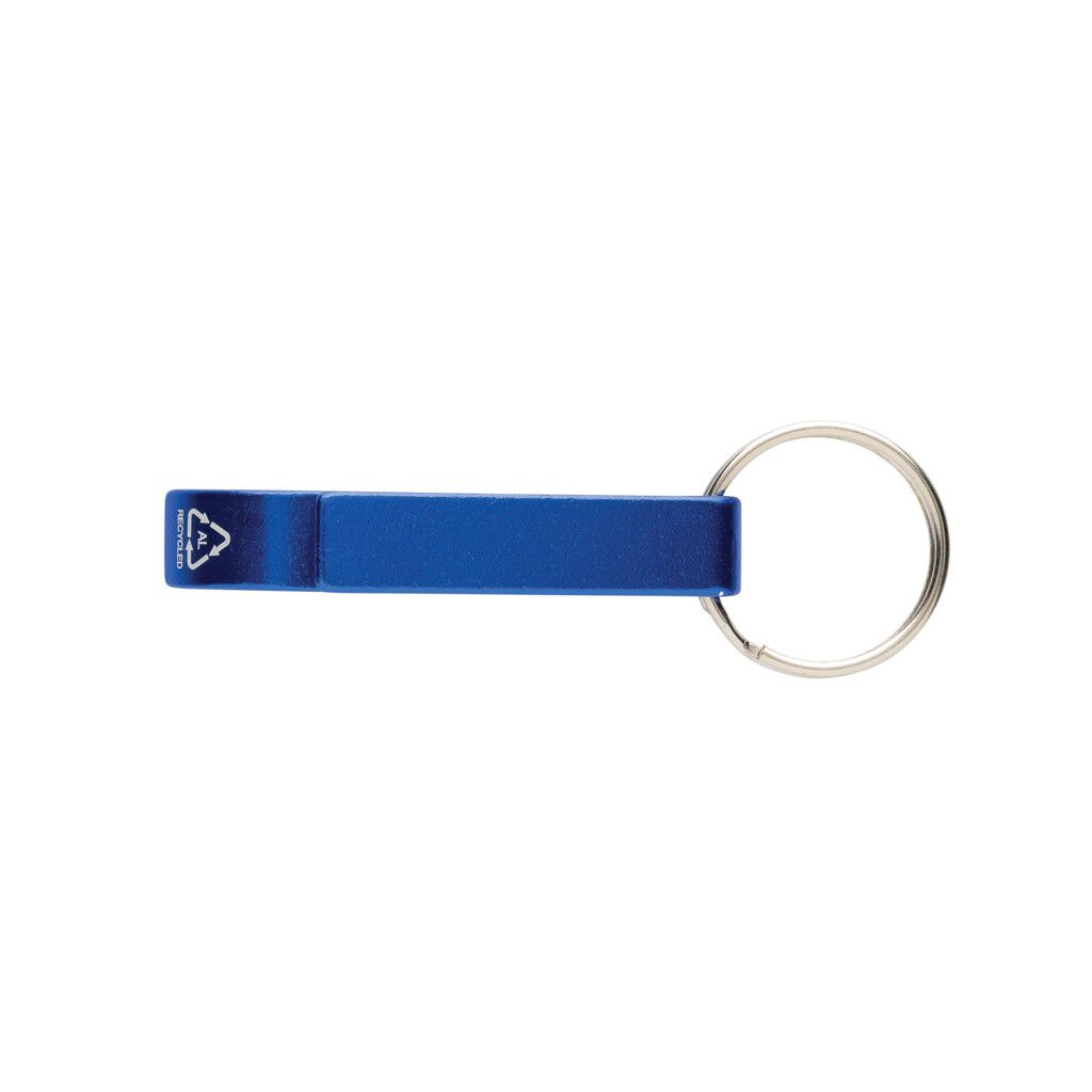 Flaschen- und Dosenöffner aus RCS recyceltem Aluminium - blau-534