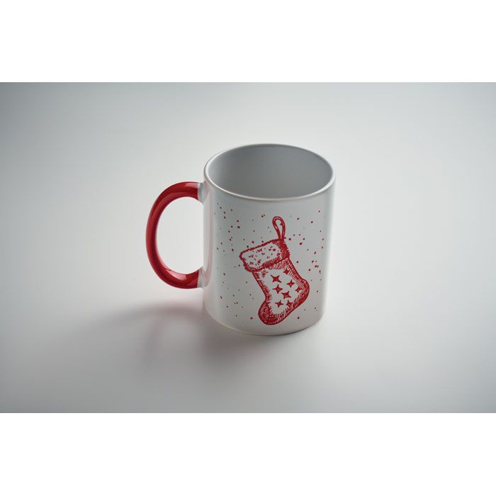 Keramikbecher 300ml FESTIMUG - rot-700