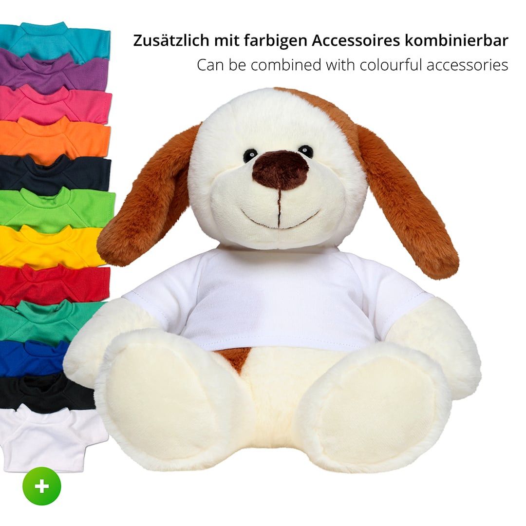 MiniFeet® Hund Fiete - creme - braun-289