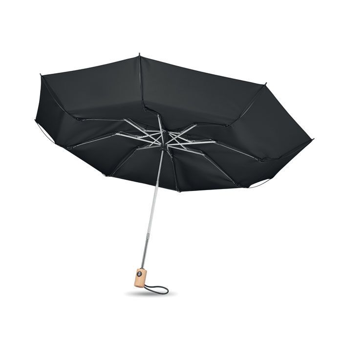 Regenschirm 23'' RPET LEEDS - schwarz-903