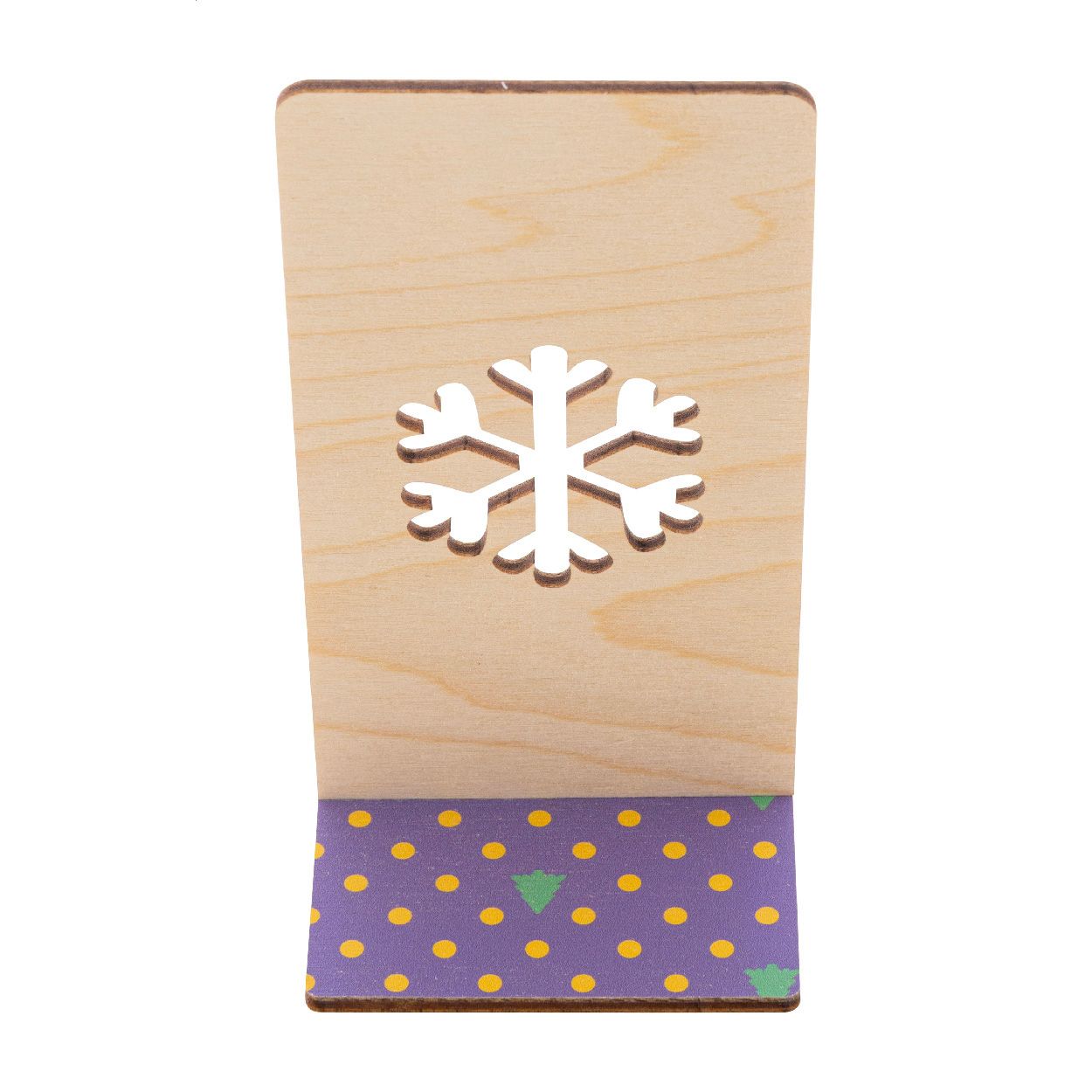 Kannykka Creative Weihnachtshandyhalter, Schneeflocke - natur-727