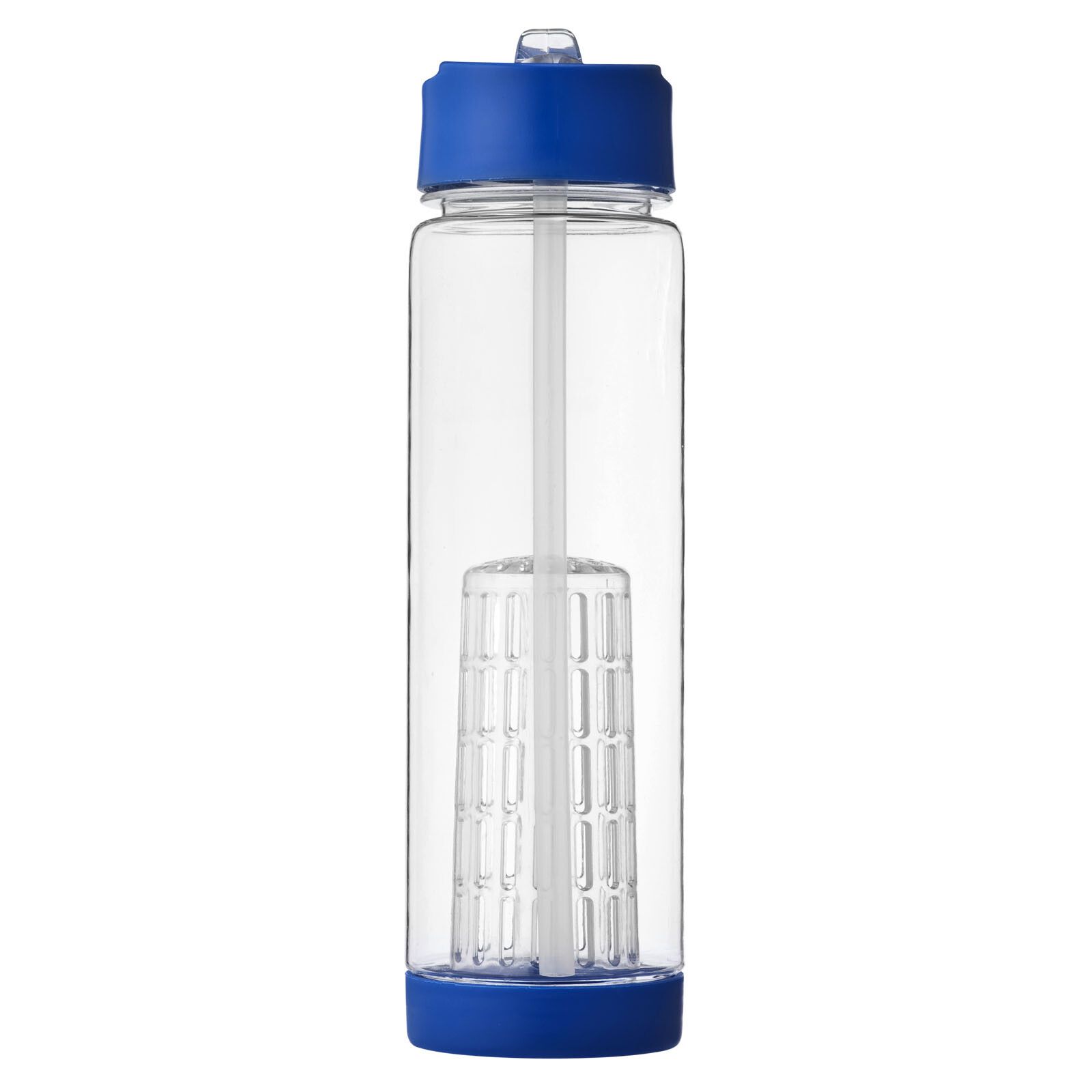 Tutti frutti 740 ml Tritan Sportflasche mit Infuser - transparent -  blau-91