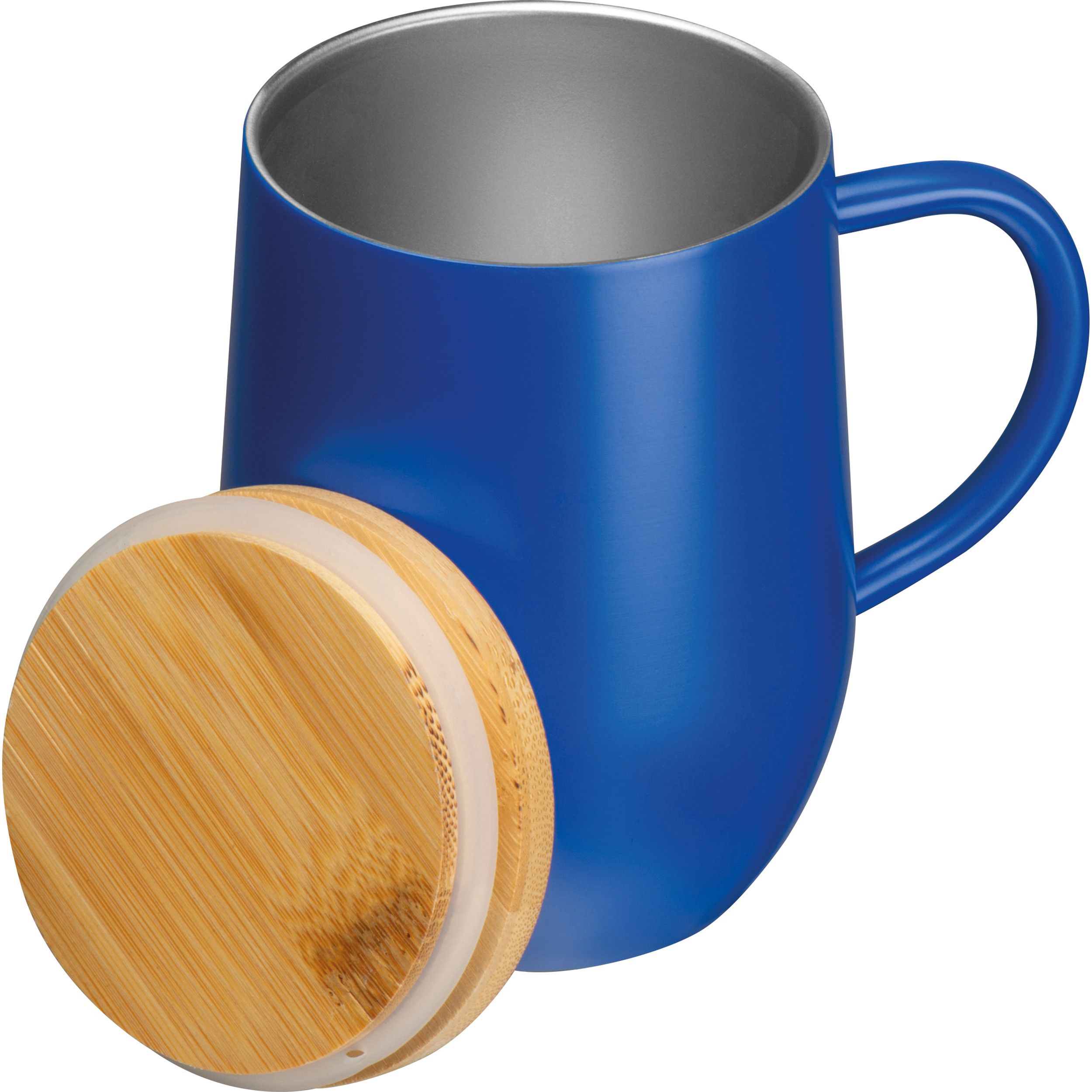 Doppelwandige Tasse, 300 ml - blau-419