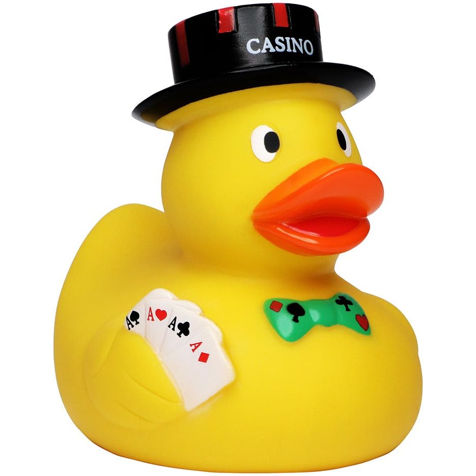 Quietsche-Ente Poker Ente - bunt-839