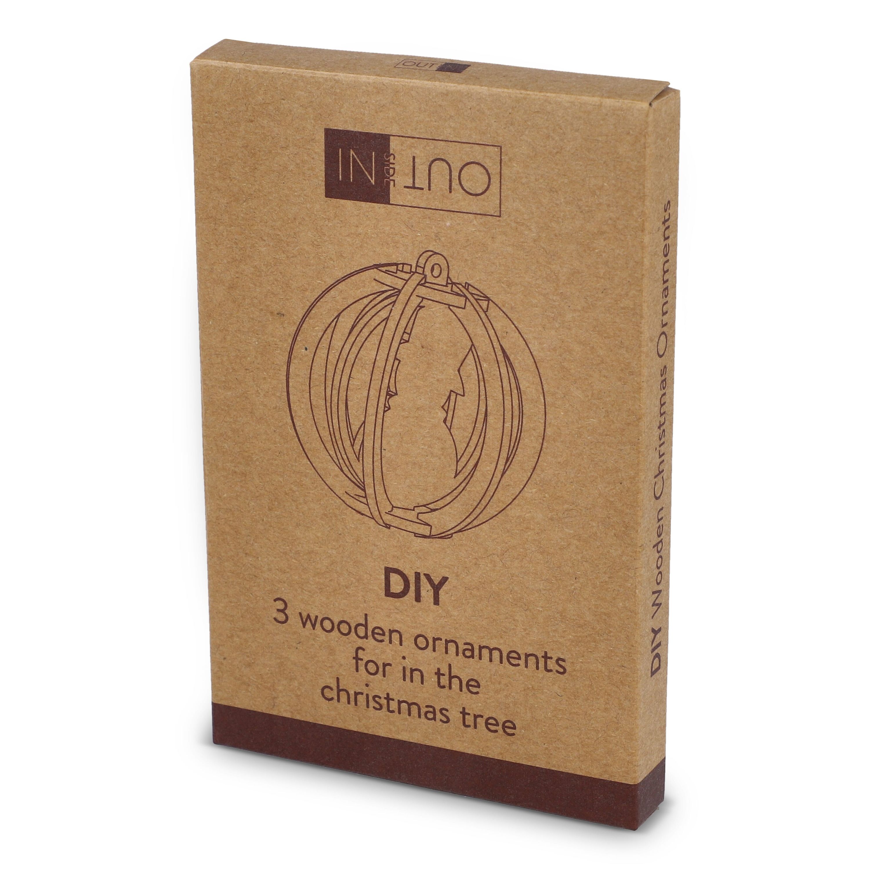 InSideOut Weihnachtsschmuck aus Holz 3er-Set - natur-6