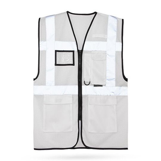 Mesh Multifunctional Vest Larisa - white-607