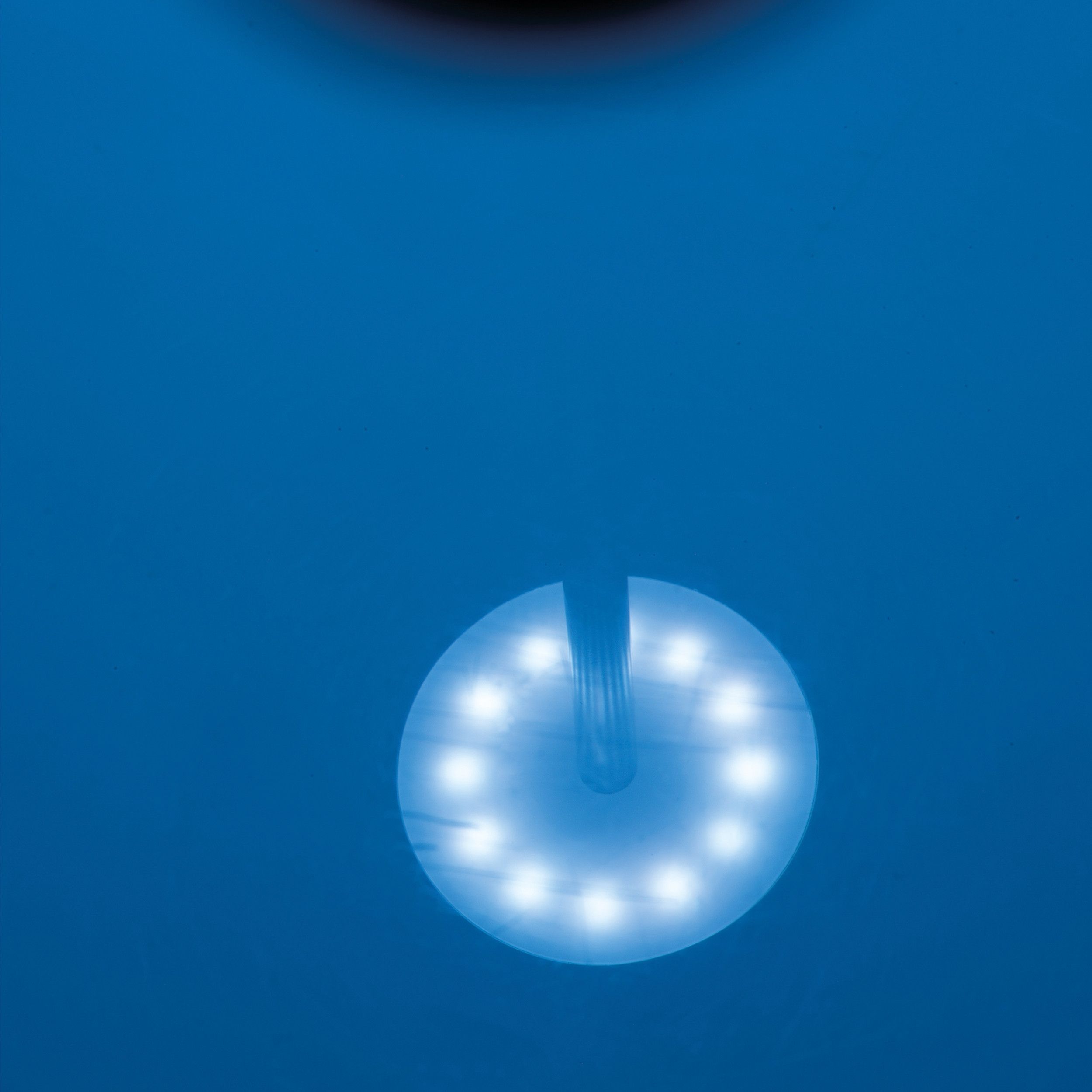 Tischlampe aus Edelstahl mit Akku  - silbergrau-64