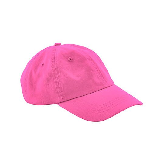 Junior Low Profile 6 Panel Dad Cap - true pink-550