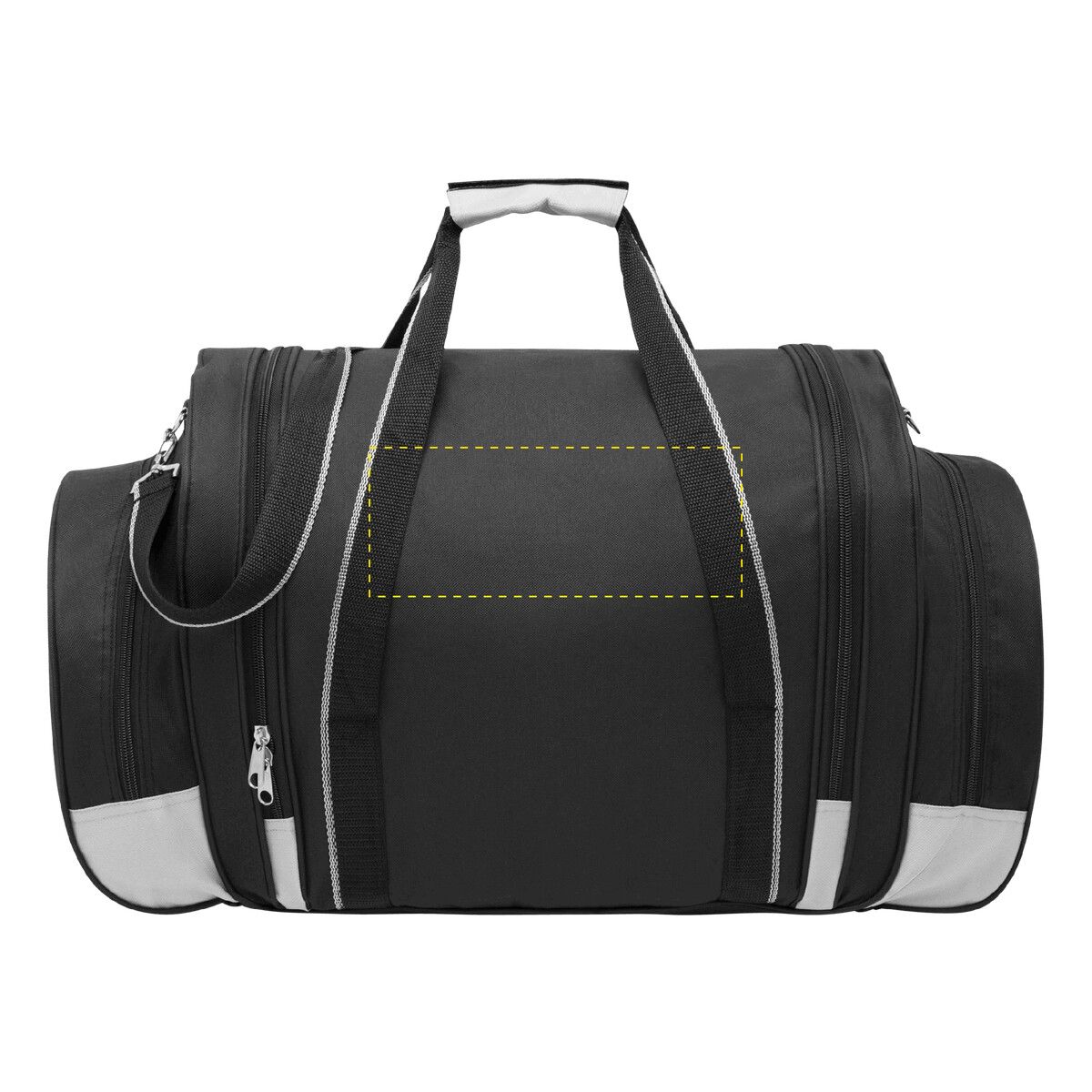 Veredelungsposition centered_on_back_above_straps