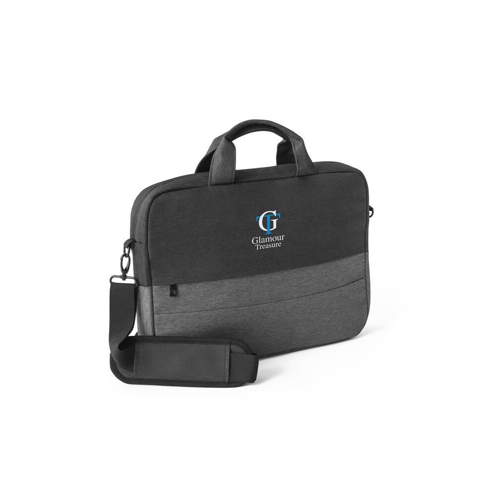 GENOA Gepolsterte 15-Zoll-Laptoptasche aus Recyclingpolyester - grau-873