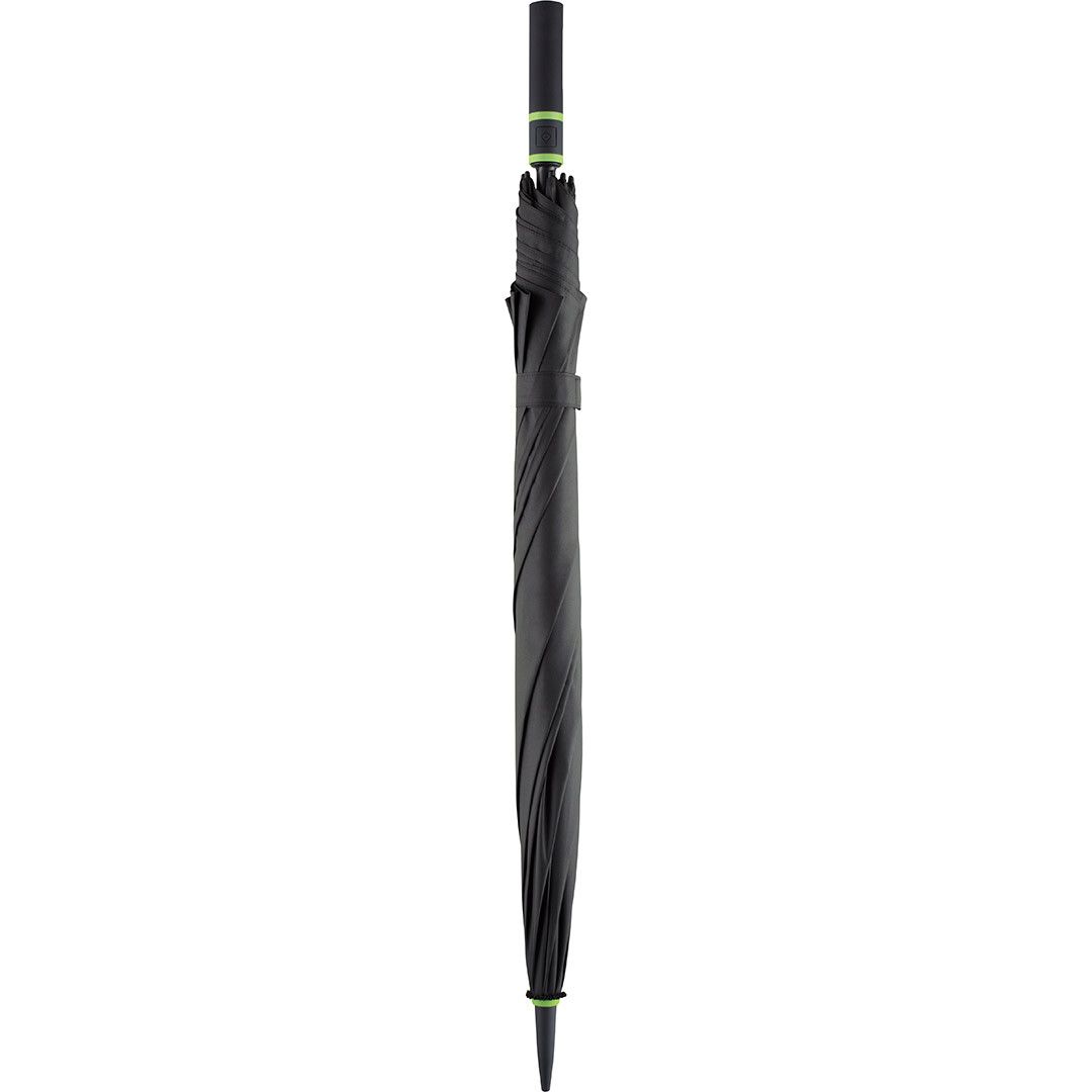 AC-Gästeschirm FARE® Style Ø130 cm - schwarz - limette-207