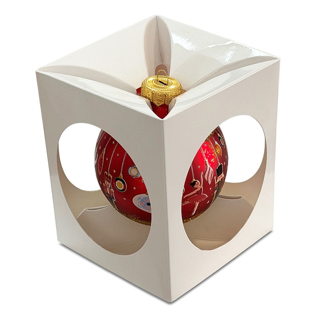 Traditionelle Glaskugel - Glaskugel mit individuellem Einzelkarton-463