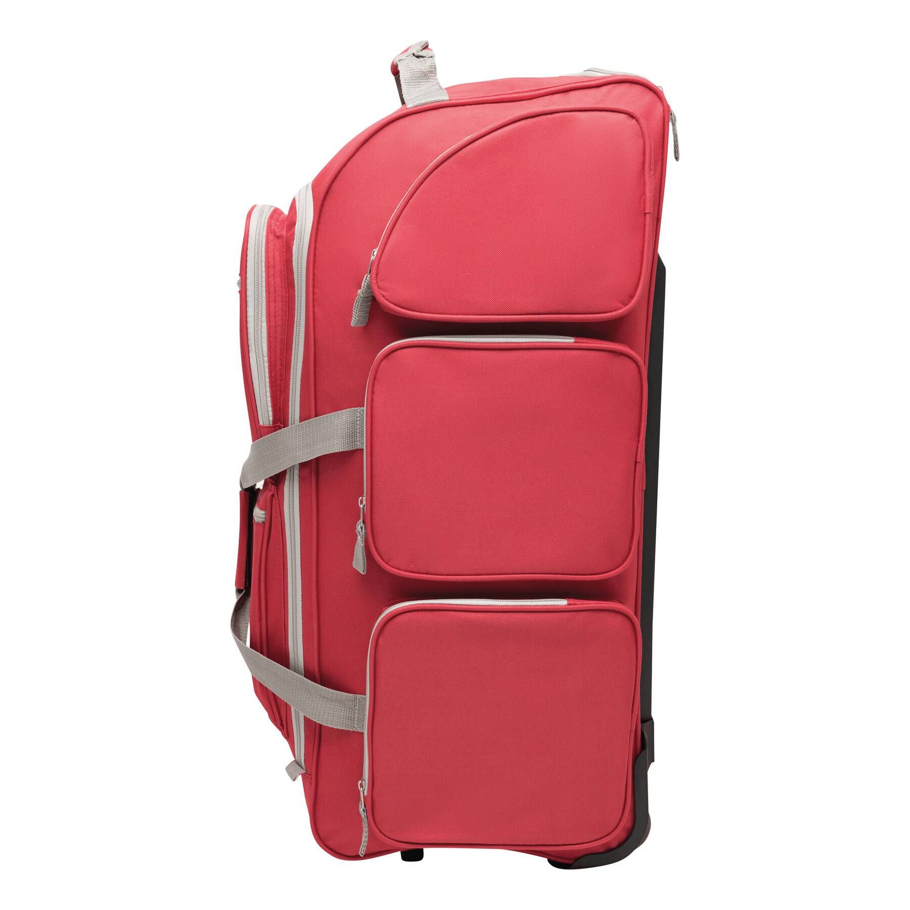 Trolley-Reisetasche 9P - grau - rot-70