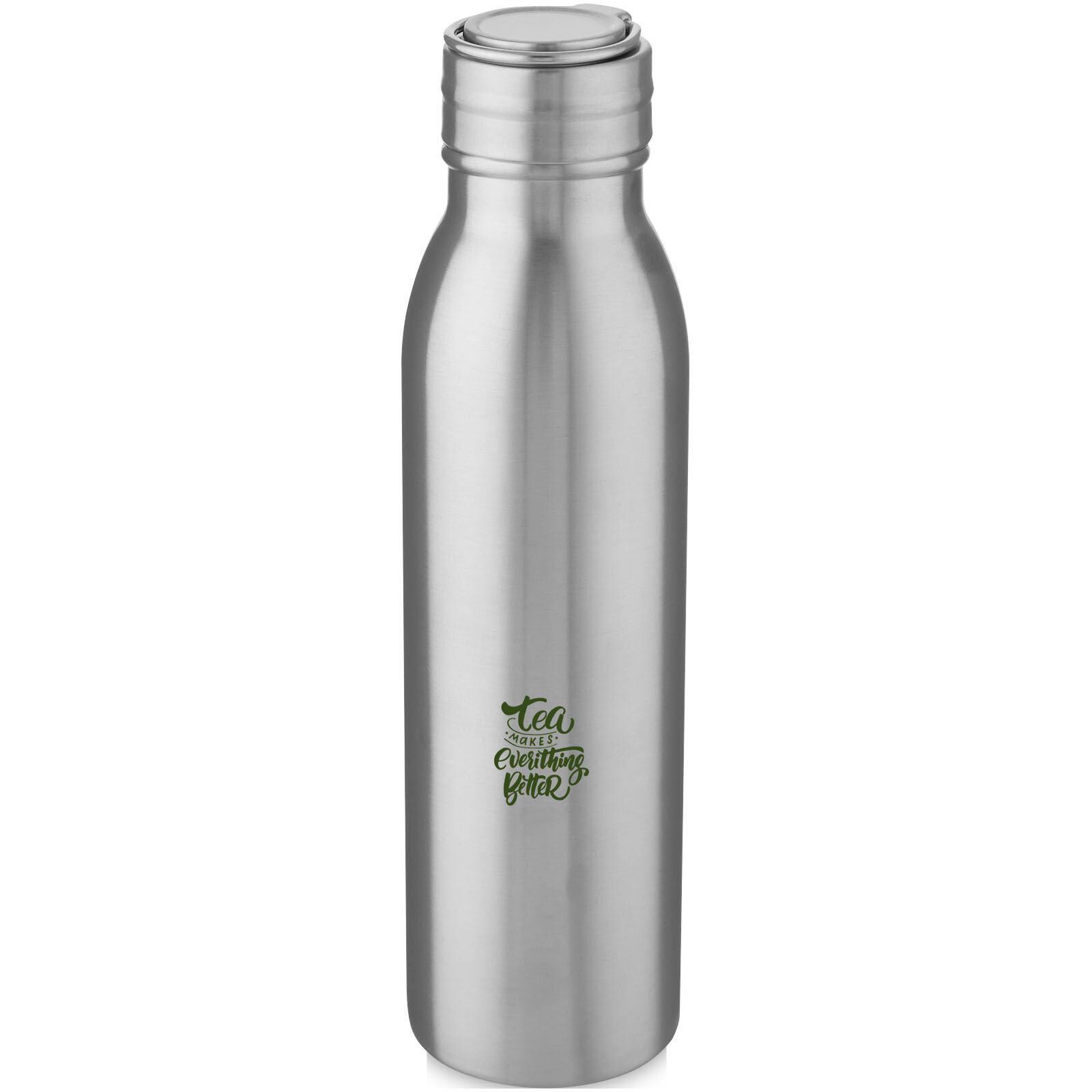 Harper 720 ml RCS-zertifizierte Sportflasche aus Edelstahl mit Metallschlaufe - silber-484