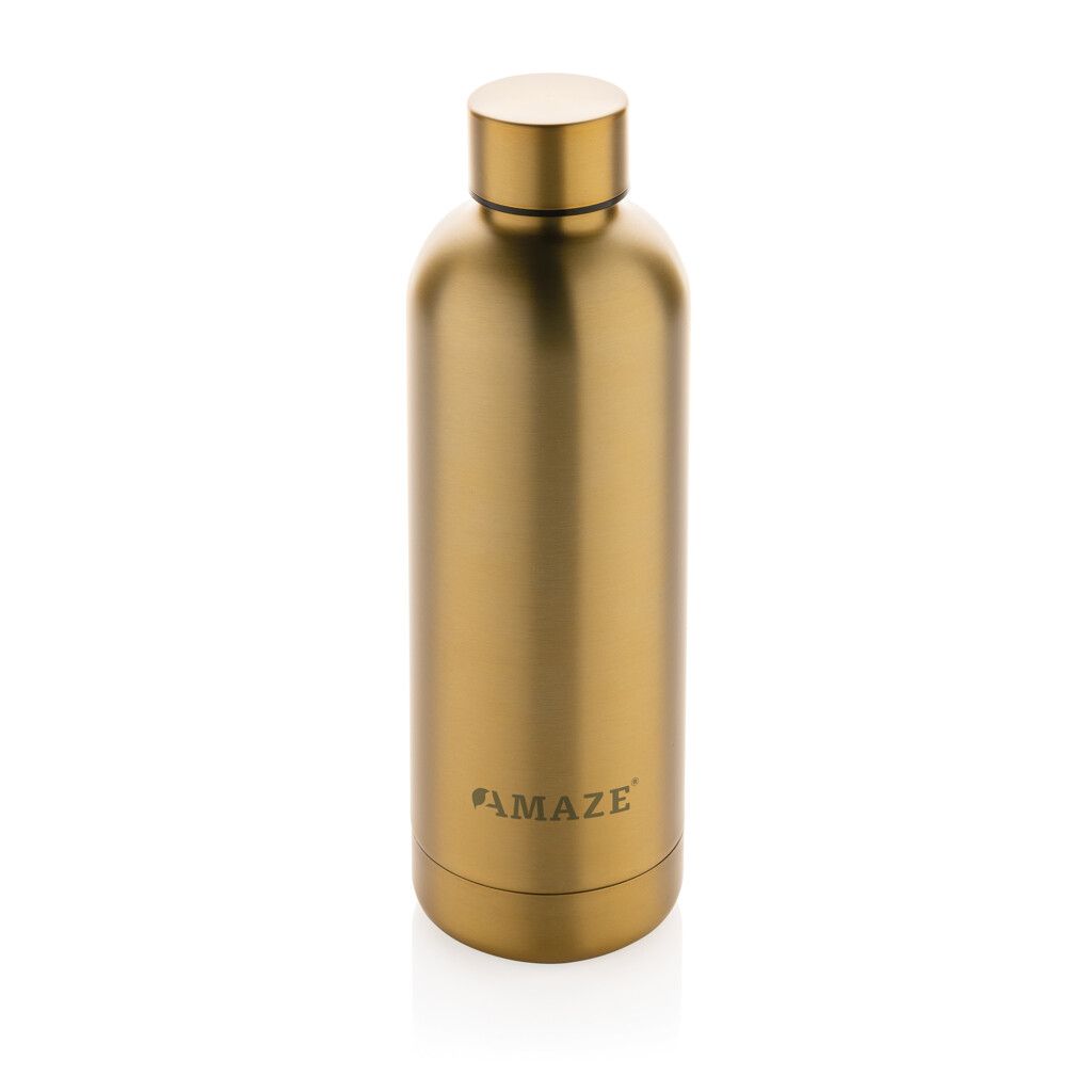 Impact Vakuumflasche aus RCS recyceltem Stainless-Steel - gold-365