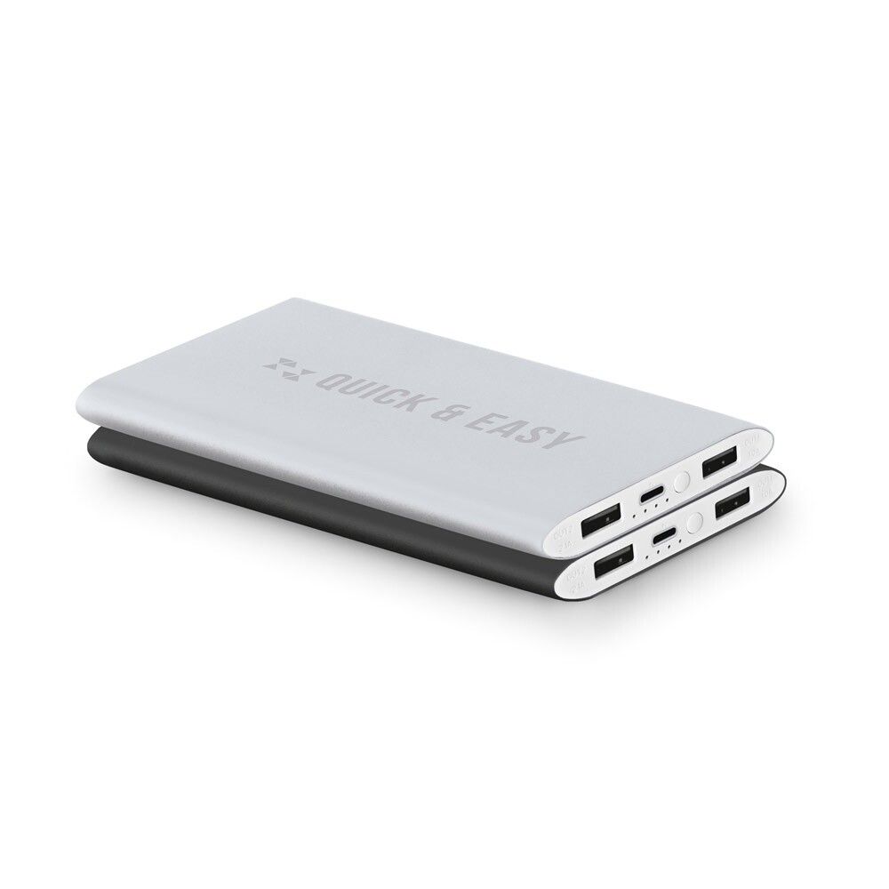 NOBEL Powerbank 7'200 mAh aus Recyceltes Aluminium (100 % rAL) - schwarz-546