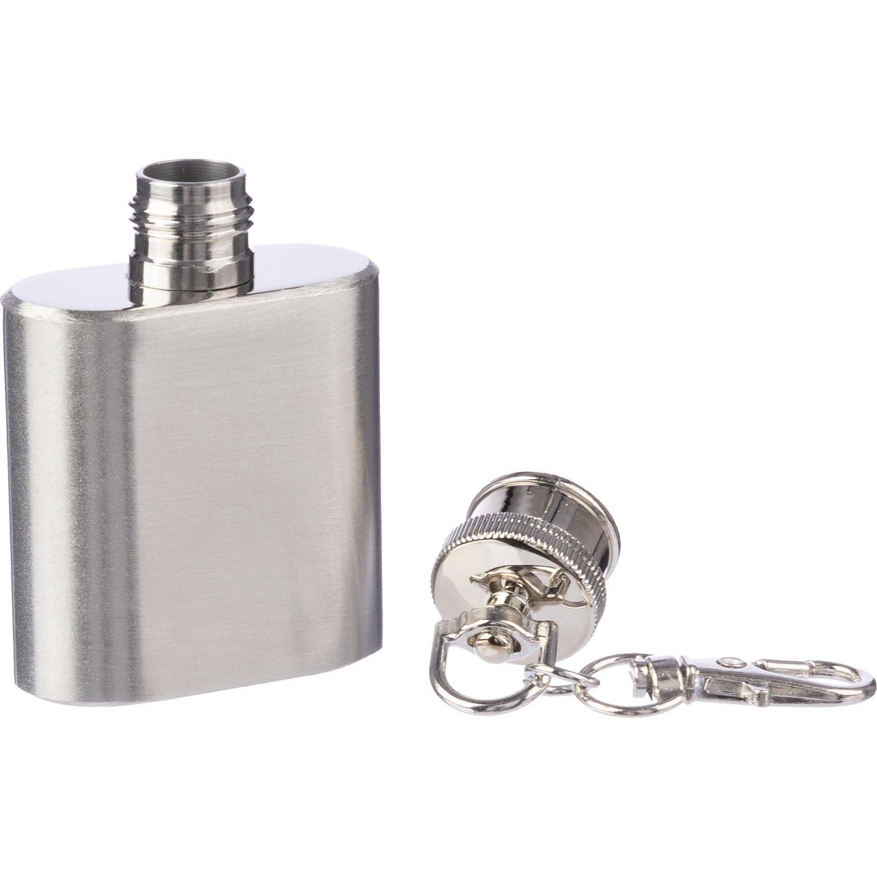 Flachmann aus Edelstahl Julia - silber-655