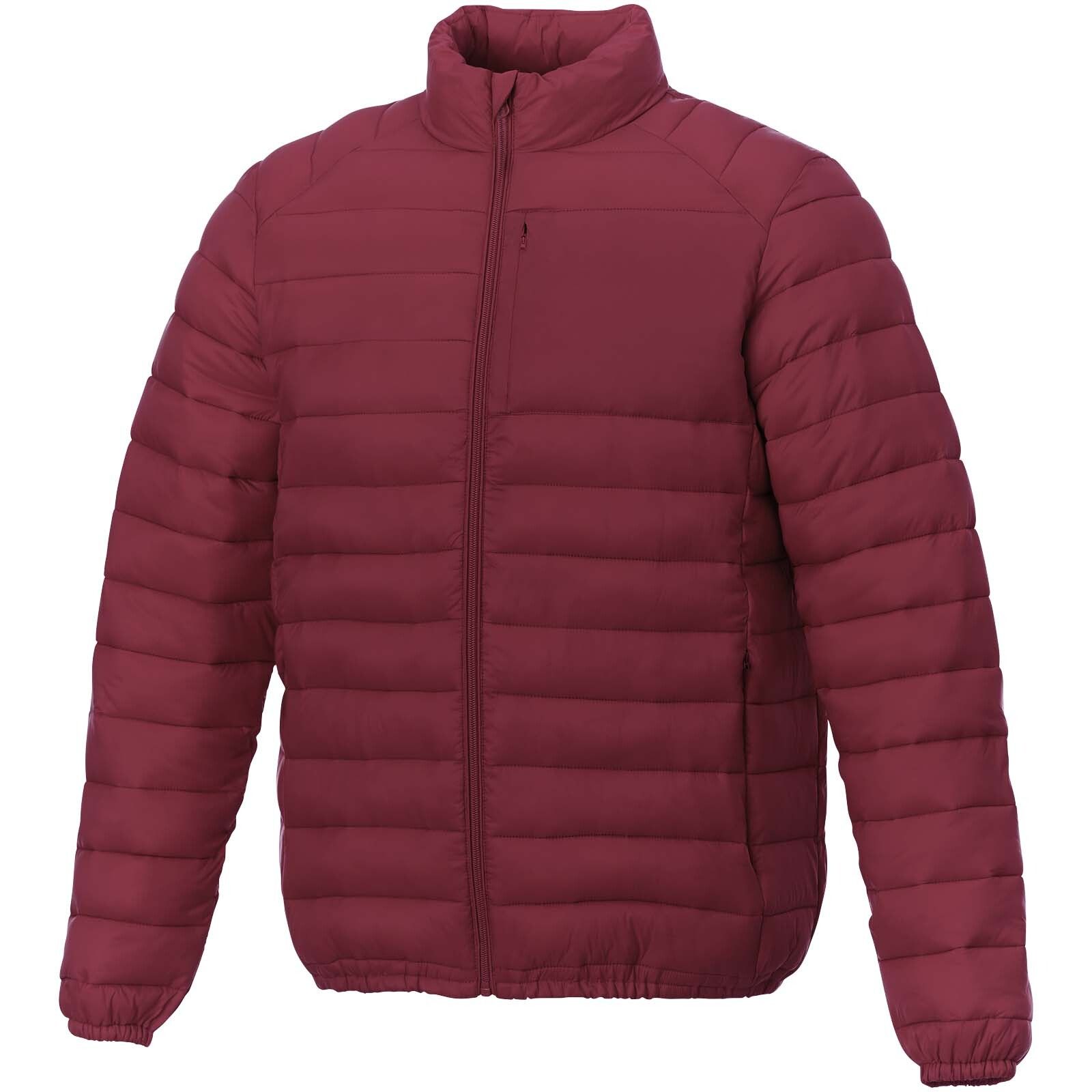Pallas recycelte wattierte Jacke für Herren - tiefes burgunderrot-664