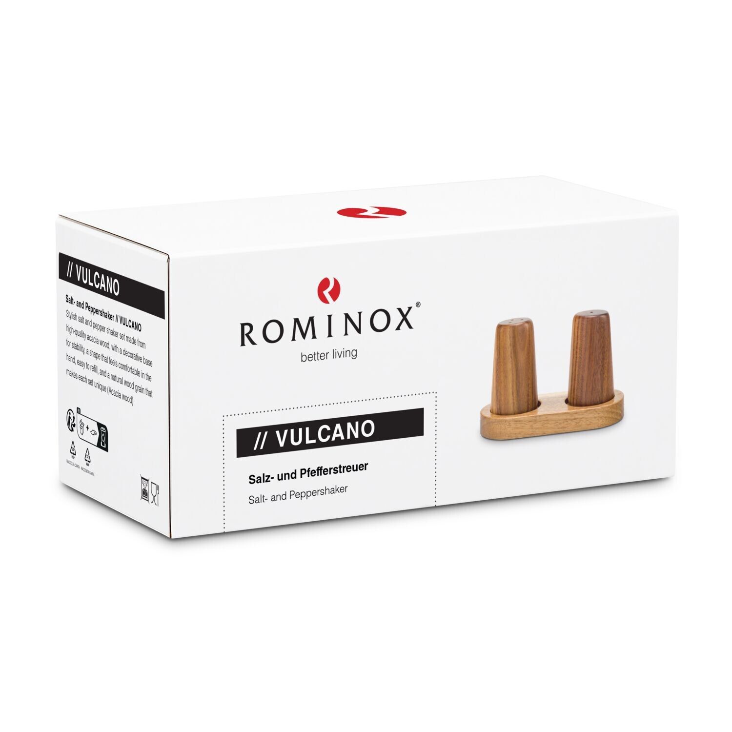 ROMINOX® Salz- und Pfefferstreuer Vulcano-323