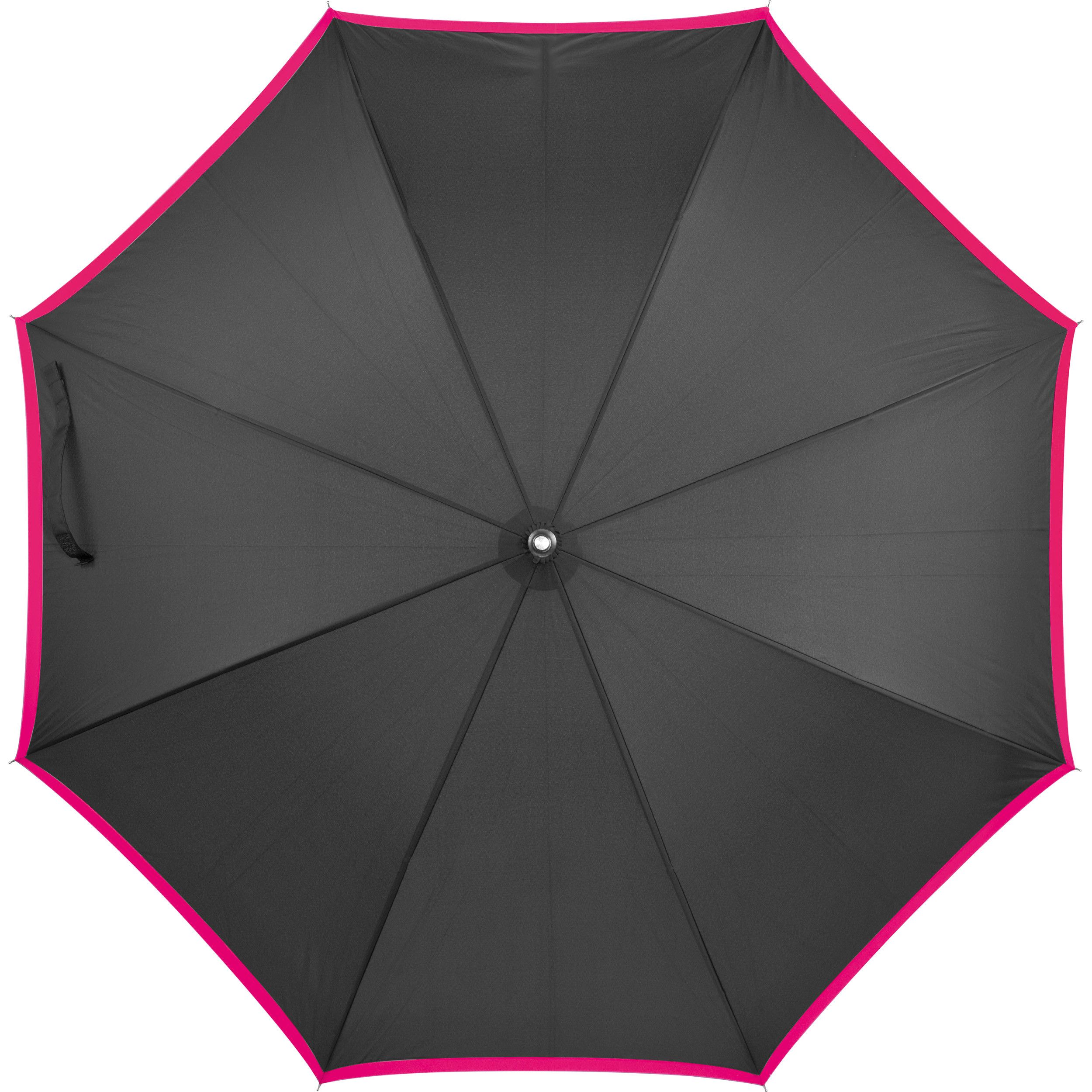 Automatik Regenschirm aus Pongee - pink-778