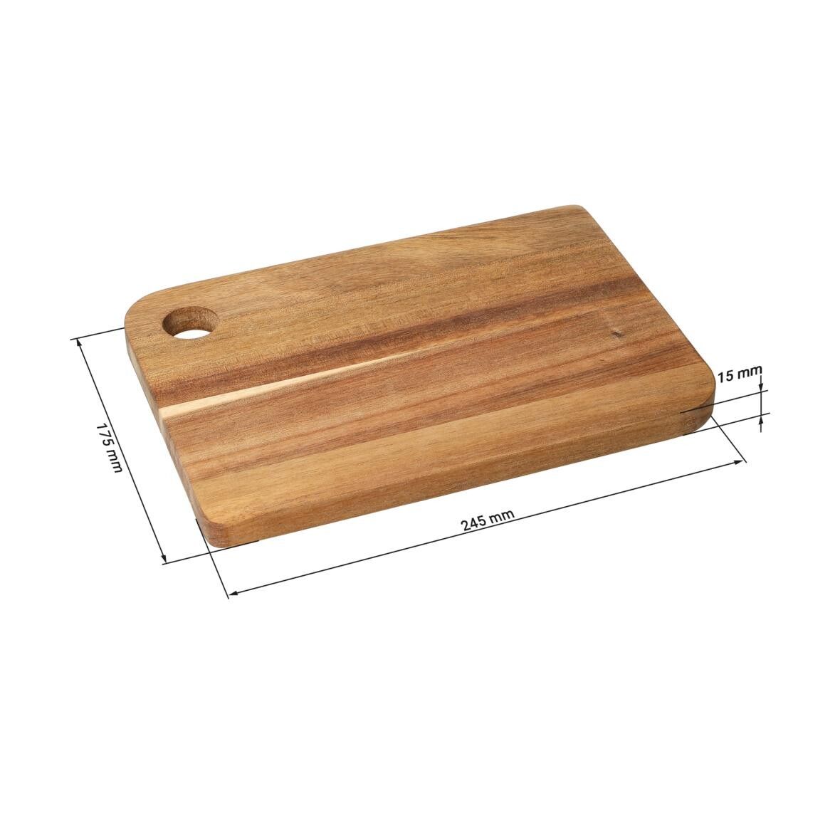 Schneidbrett Acacia 24,5 x 17,5 cm - natur-285