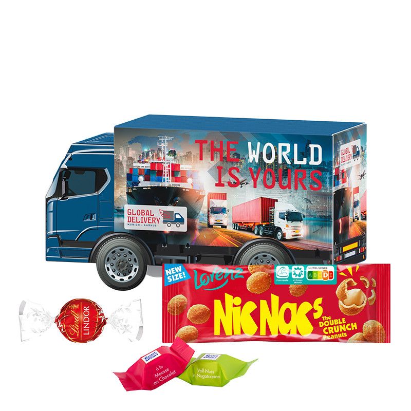 3D-Präsent LKW, Lindt LINDOR Milchkugeln-241