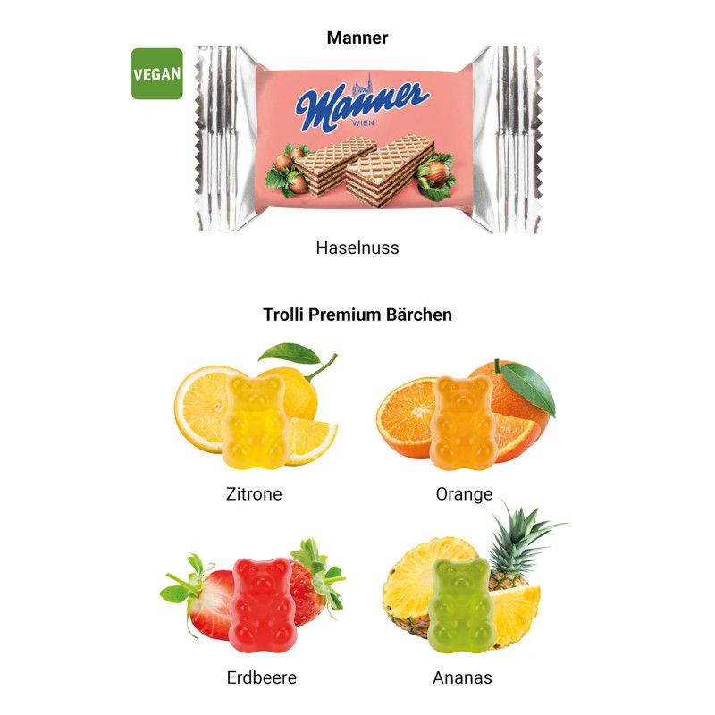 Trikot Box S, Minitüte Trolli Premium Bärchen-912