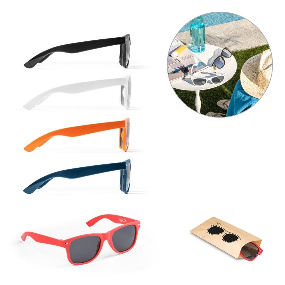 SALEMA Recyceltem Polyester (100% rPET) Sonnenbrille - blau-436